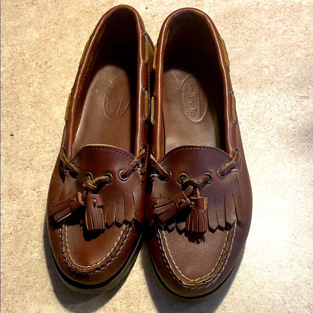 Talbots Brown Tassel Loafers